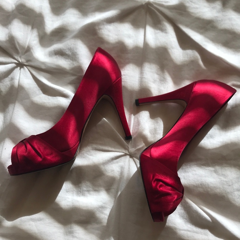 White House black market red high heel